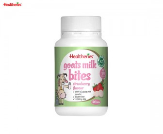 Healtheries 贺寿利 羊奶干吃奶片/咬咬片 草莓味 50粒 Healtheries 贺寿利 羊奶干吃奶片/咬咬片 草莓味 50粒